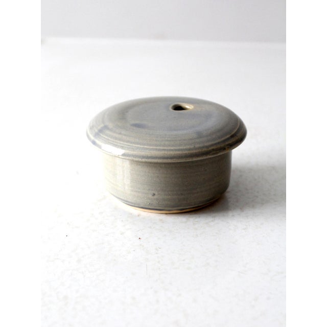 Late 20th Century Vintage Studio Pottery Jar For Sale - Image 5 of 9