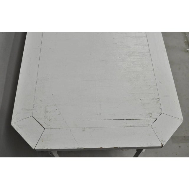 Antique Gothic Renaissance Wrought Iron Stretcher Base Potting Side Table (B) For Sale - Image 12 of 17