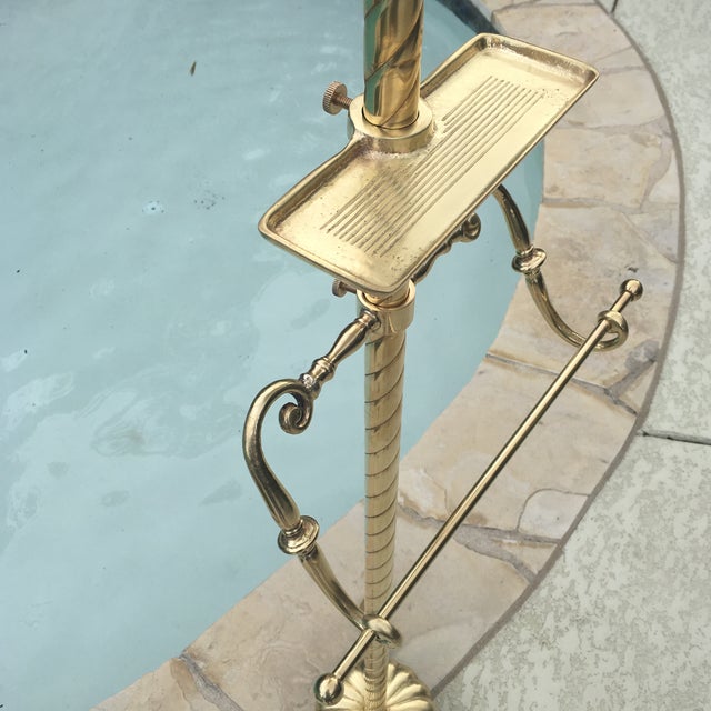 Antique Brass Butler Valet & Vanity Stand Chairish