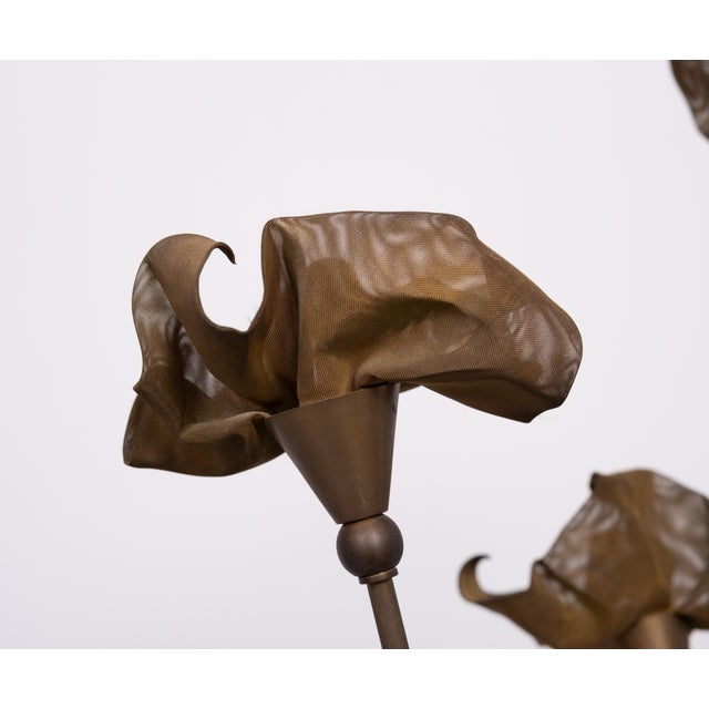 Metal Italian Magic Bronze Tree Floor Lamp, 1978 For Sale - Image 7 of 16