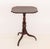 Sheraton Style Tilt-Top Mahogany Tea Table, mounted on tripod base with down swept legs. Top tilted: 40.5" H x 19.5" W x...