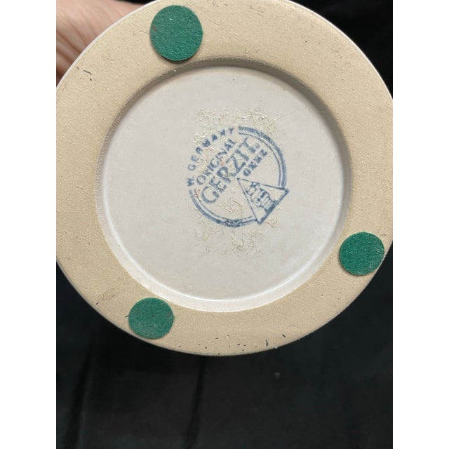 A Vintage Gerzit German Beer Stein With Elaborate Pewter Lid. For Sale In Saint Louis - Image 6 of 12