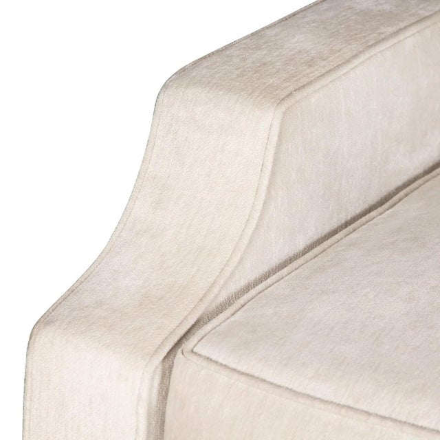 Cream Sofa in the Manner of Émile Jacques Ruhlmann For Sale - Image 8 of 10