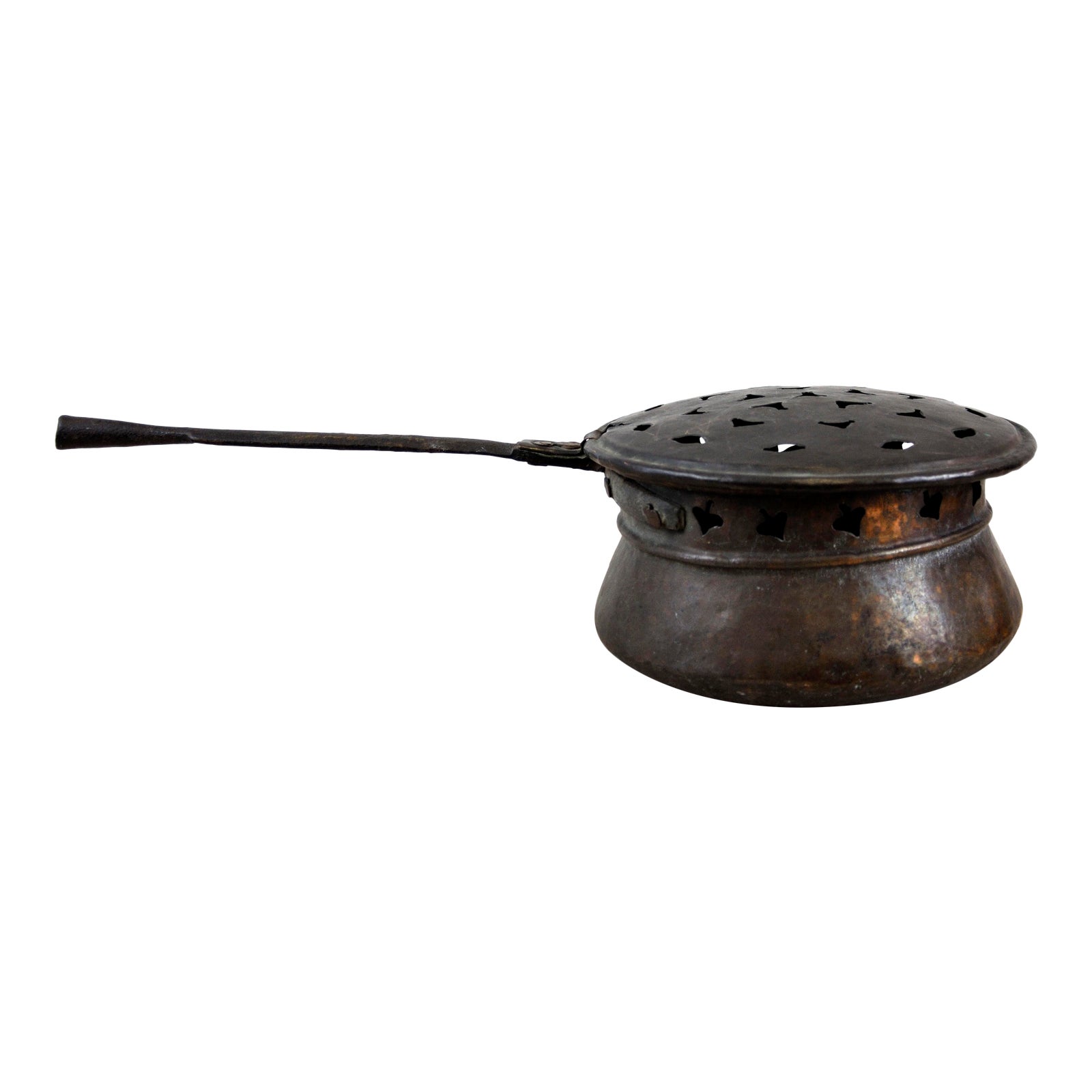 Vintage Copper Chestnut Roaster Pan Chairish