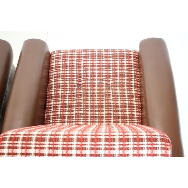 Mid-Century Armchairs, Czechoslovakia,1960s, Set of 2 For Sale - Image 15 of 16