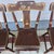 Farmhouse Set of 6 19th C. Adams/York County Pa Paint-Decorated Plank Seat Kitchen Windsor Chairs For Sale - Image 3 of 18
