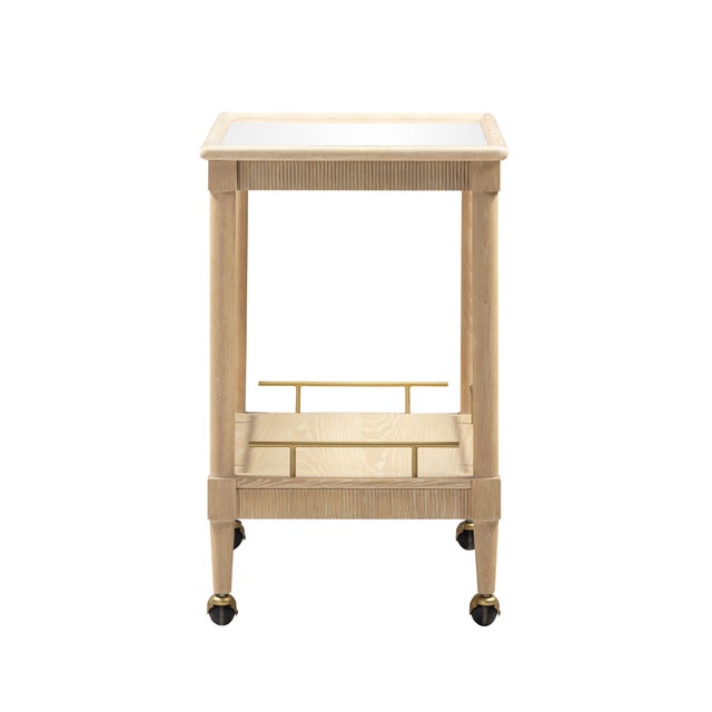 Slosh Natural Ash Bar Cart For Sale - Image 4 of 8