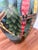 20th Century Hand-Painted Ceramic Urn With Rainforest & Parrot Motif For Sale - Image 13 of 15