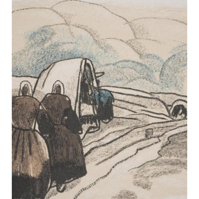 Mathurin Meheut, The Pilgrimage, 1937, Engraving For Sale - Image 5 of 10
