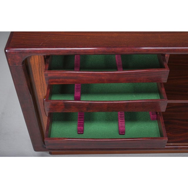 Danish Rosewood Tambour Sideboard from Dyrlund, 1960s For Sale - Image 17 of 18