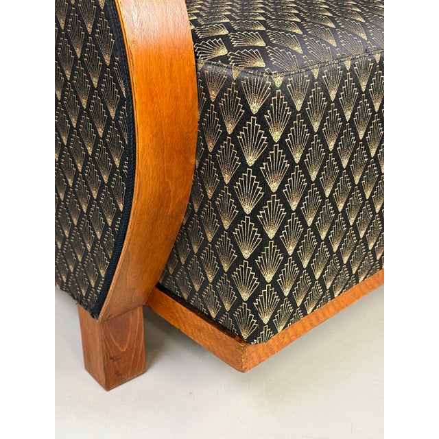 1930s Set of Art Deco Armchairs, 1930s For Sale - Image 5 of 9