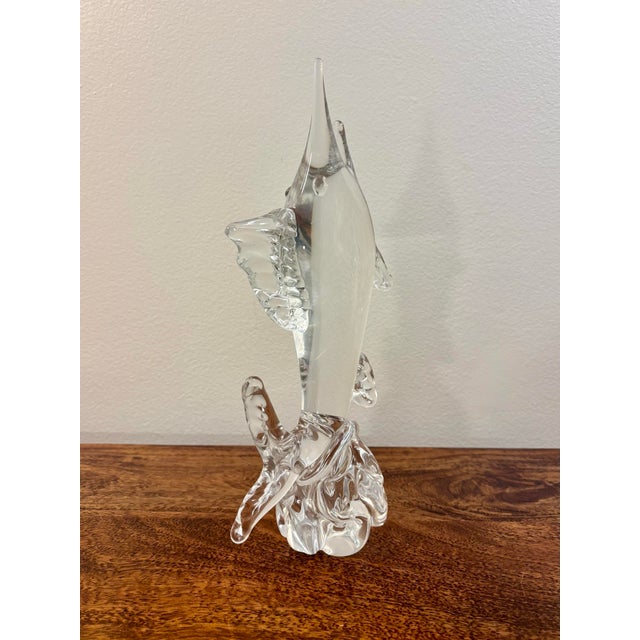 1970s Murano Blown Glass Marlin Fish Sculpture, Italy For Sale In Miami - Image 6 of 8