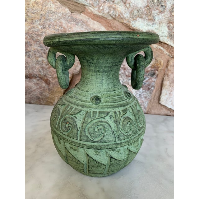 Early 20th Century York Pottery Vase With Handles Chairish