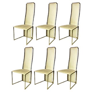 Dining Chairs from Maison Jansen, 1970s, Set of 6 For Sale
