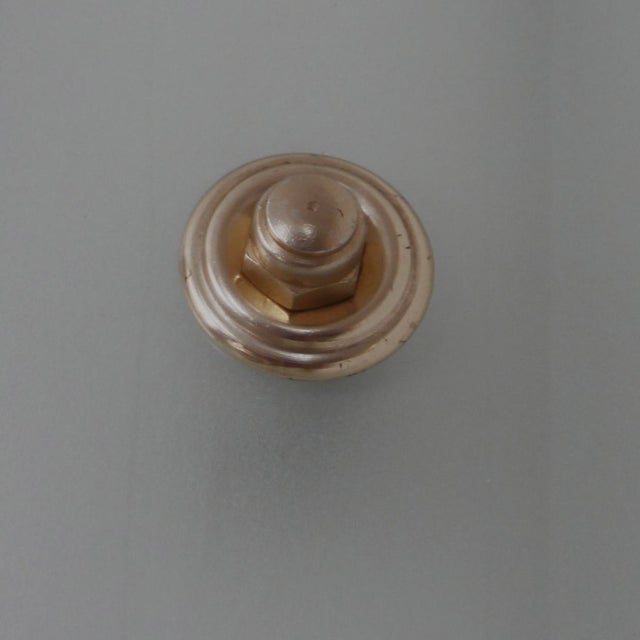 This wall light was produced in france at the end of art déco in the 1940s. The frosted glass cylinder is fixed to the...