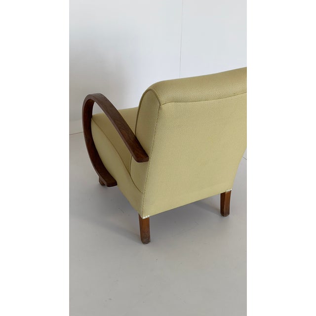 Vintage Lounge Chair by Jindřich Halabala, 1950s For Sale - Image 4 of 8