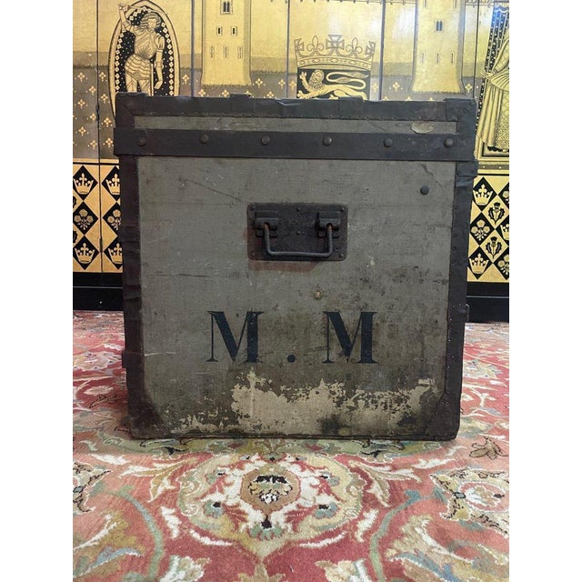 Brown Louis Vuitton Trunk For Sale - Image 8 of 13