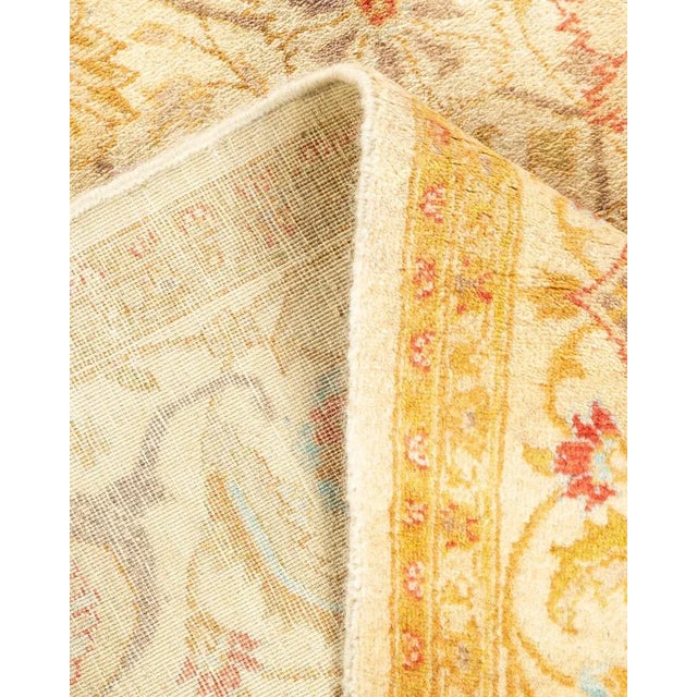 Mogul, One-of-a-Kind Hand-Knotted Area Rug in Ivory, 4' 1" x 6' 5" For Sale In New York - Image 6 of 8