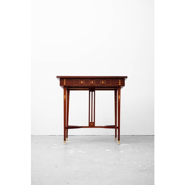 Small Art Nouveau Side Table by K.u.K Hofkunsttischlerei Bernhard Ludwig, Vienna, Austria, 1905 For Sale - Image 6 of 18