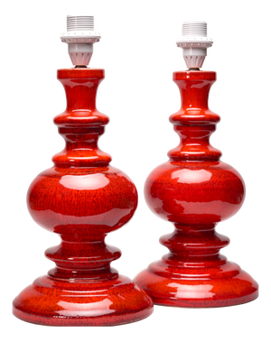Ceramic Table Lamps, Germany, 1960s, Set of 2