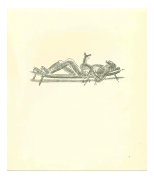 Emmanuel Gondouin, Dreaming, Original Lithograph, 1930s