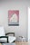 2020s Something Special by Justin Wheatley | Acrylic on Canvas White Barn With Pink Sky For Sale - Image 5 of 8