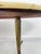 Oval Coffee Table with Marble Top, 1950s For Sale - Image 9 of 13