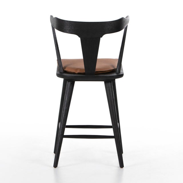 2020s Four Hands Ripley Counter Stool - Whiskey Saddle For Sale - Image 5 of 9