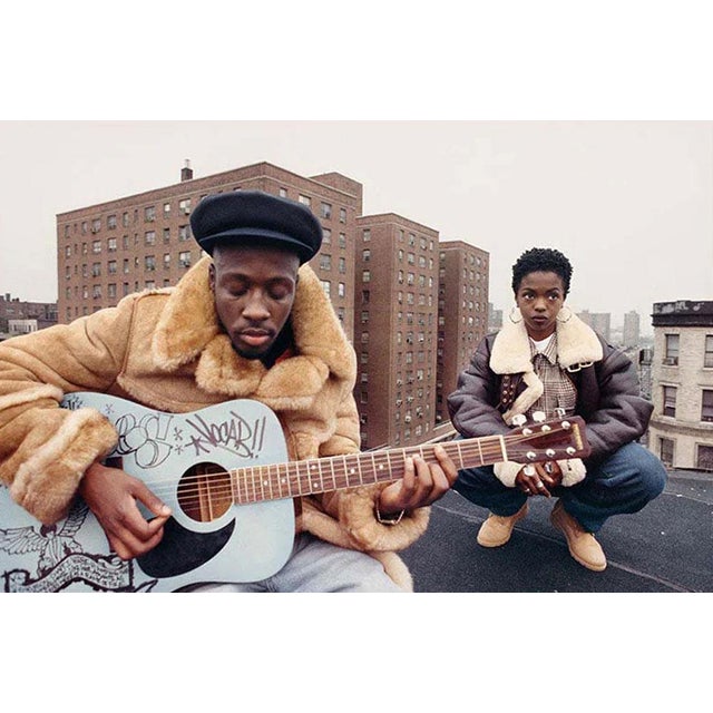 Portraiture Lisa Leone Wyclef Jean and Lauryn Hill Poster For Sale - Image 3 of 3