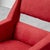 Vintage Lounge Chairs in Red Fabric by Gigi Radice, 1960s, Set of 2 For Sale - Image 10 of 11