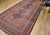 Vintage Persian Malayer Gallery Rug, Hand-Knotted Wool, Geometric Pattern, 7x17, Brick Red & Blue For Sale - Image 14 of 15