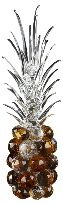 Large Amber Crystal Pineapple from VGnewtrend