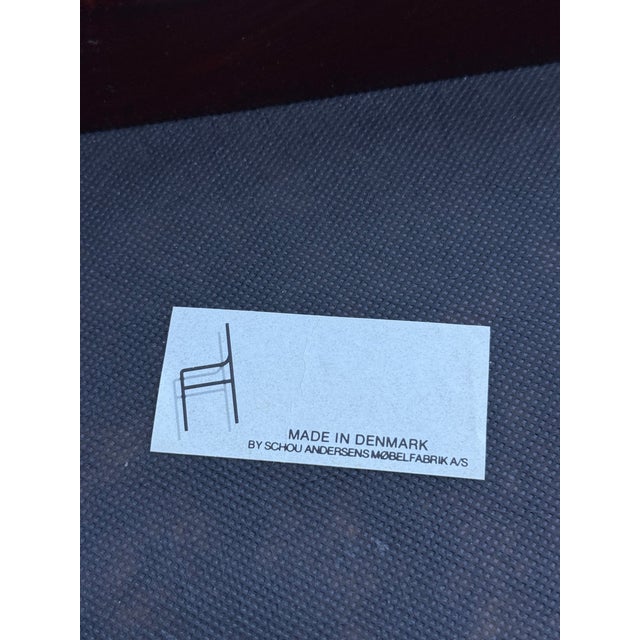 Kai Kristiansen 1960s Mid Century Modern Danish Rosewood Bentwood Dining Chairs For Sale - Image 4 of 9