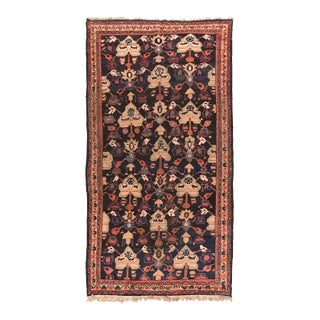 Antique Persian Mahal Rug 5'3'' X 10'3'' For Sale