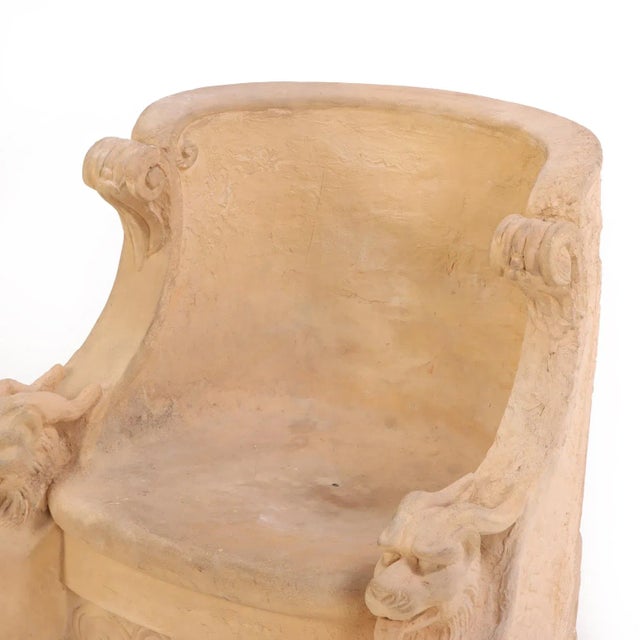 An Italian Terracotta Garden Seat, C. 1920. For Sale In Philadelphia - Image 6 of 7