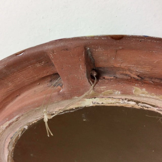 Ceramic Wall Mirror, France, 1960s For Sale - Image 12 of 15