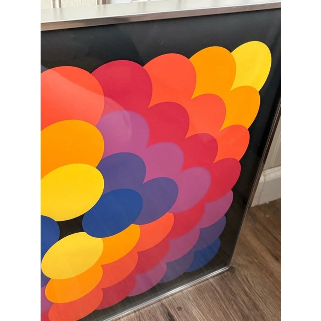 Herbert Bayer Signed Serigraph -“Chromatic Accumulation” -numbered AP 17/65 -RARE artist’s proof -Pencil signed...