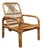 Reclining Bamboo Armchair, Italy, 1950 For Sale