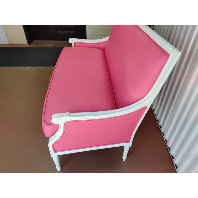 French Wesley Hall French Style Settee For Sale - Image 3 of 9
