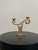 Gold Vintage Sculptural Candlestick Attributed to Pierre Casenove for Fondica, France, Circa 1990s For Sale - Image 8 of 16