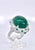 21.10 Carats Emerald Cabochon Ring 18k, Size 7 For Sale - Image 12 of 12
