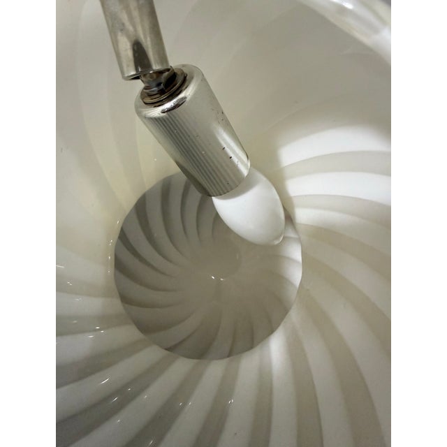 Yellow Murano Attributed Mushroom Lamps - a Pair For Sale - Image 9 of 9