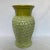 1990s Italian Hand Painted Green/Honey Ceramic Tall Vase For Sale - Image 11 of 11