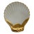 Royal Worcester Gold China Lustre Ware Scallop Dish From the 1970s For Sale