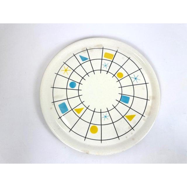 Mid-Century Modern Ceramic Cake Plate from Torgau, 1950s For Sale - Image 6 of 6