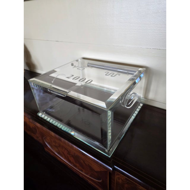 Rare King Ranch & Y O Bar Crystal Humidor #1/25 For Sale - Image 10 of 12
