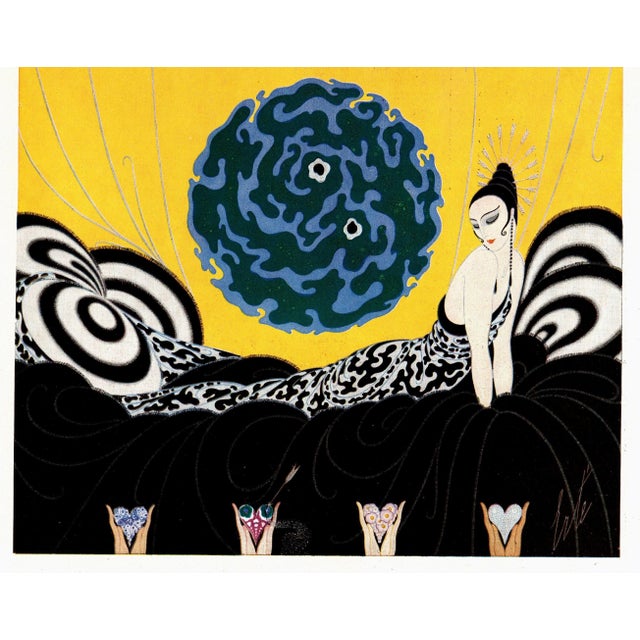 This is a RARE image by the Russian-born French artist and designer Erté (Romain de Tirtoff). Erté's works are iconic Art...