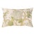 Scalamandre 22" x 14" Indienne Lampas Lumbar Pillow in Avocado For Sale