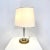 Mid-Century German Table Lamp in Chrome and Brass from Aro-Leuchte, 1971 For Sale - Image 4 of 10