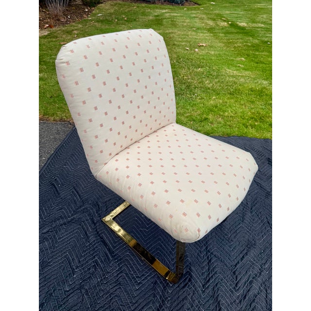 Milo Baughman for Thayer Coggin Cantilever Hollywood Regency Accent Chair For Sale - Image 15 of 15